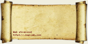 Janoš Mlađen vizit kartica